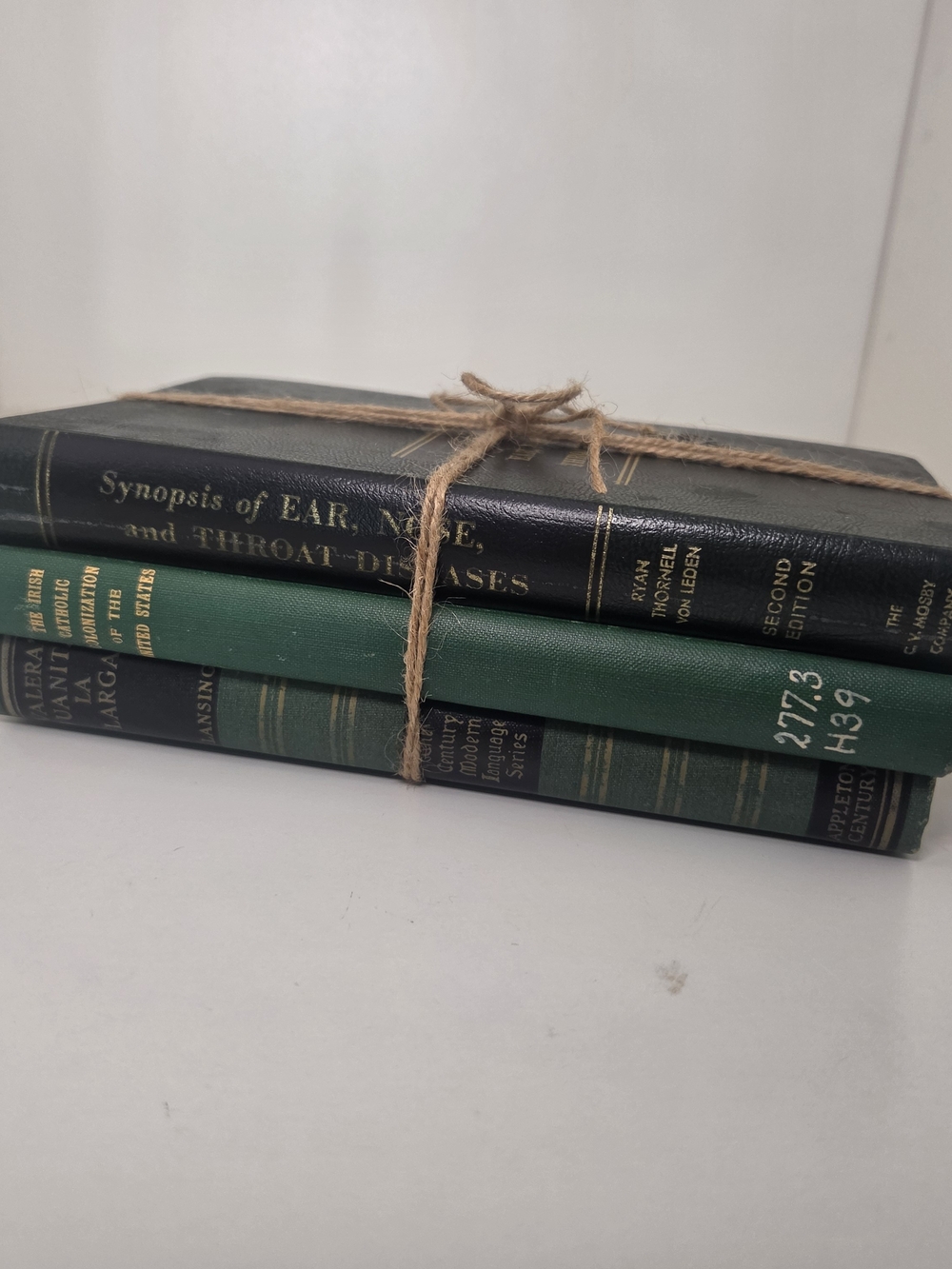 Classic Green and Black Decorative Book Bundle for Home Accents